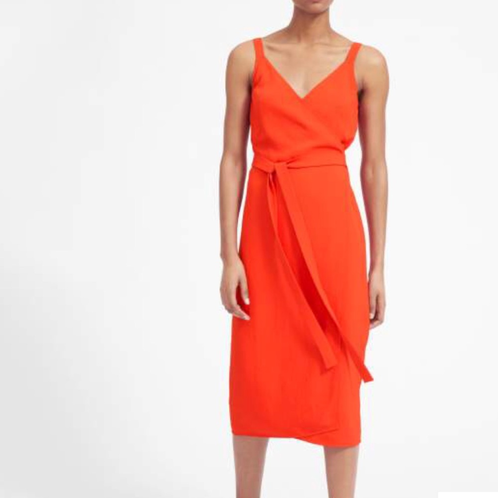 The Japanese GoWeave Tank Wrap Dress from Everlane